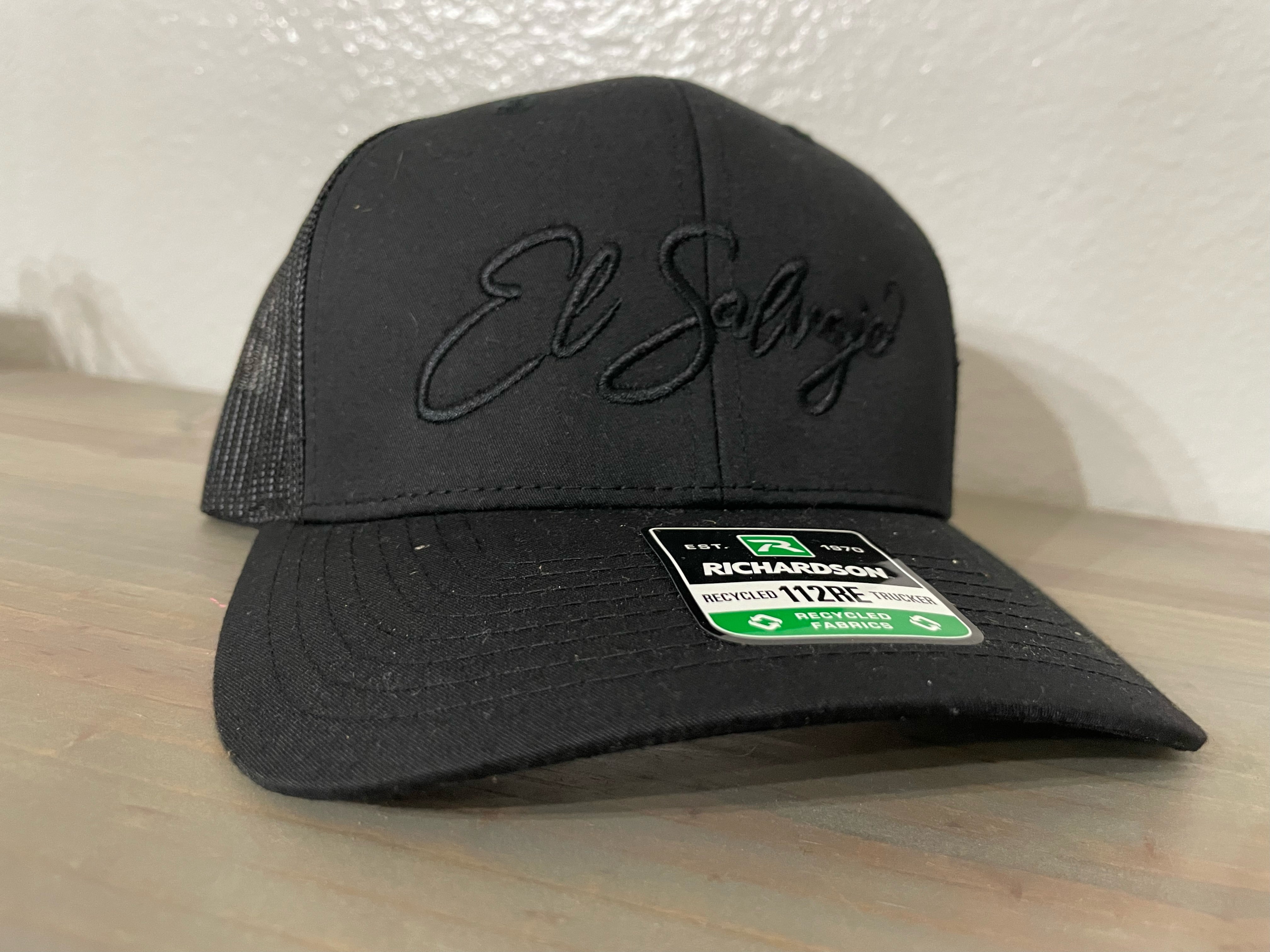 Black cheap straight cap