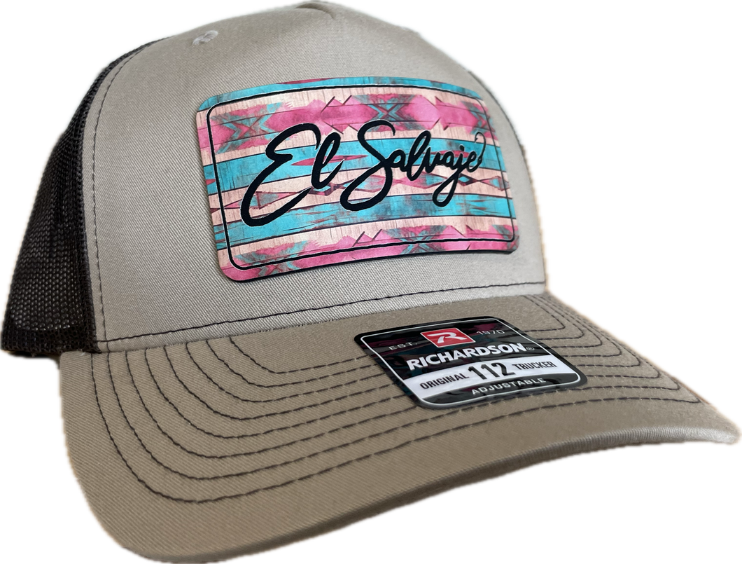 Coffee / Khaki Serape Cap