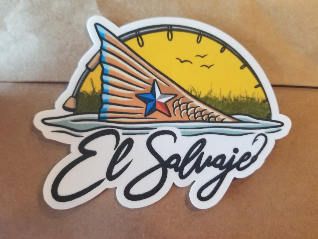 El Salvaje Weatherproof Decal